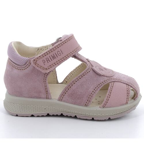 dívčí kožené sandály v růžové pudrové barvě Primigi 1365722