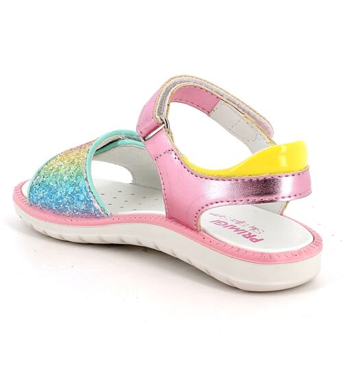 dívčí duhové třpytivé sandály Primigi 1385199