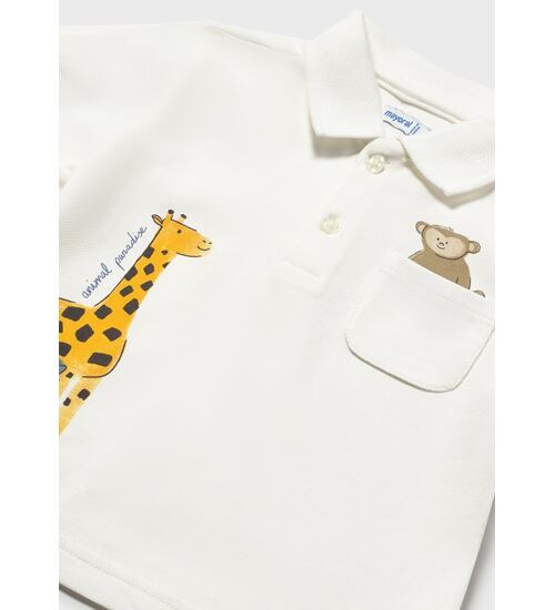 dětské polo triko se zvířátky Mayoral 1108-16