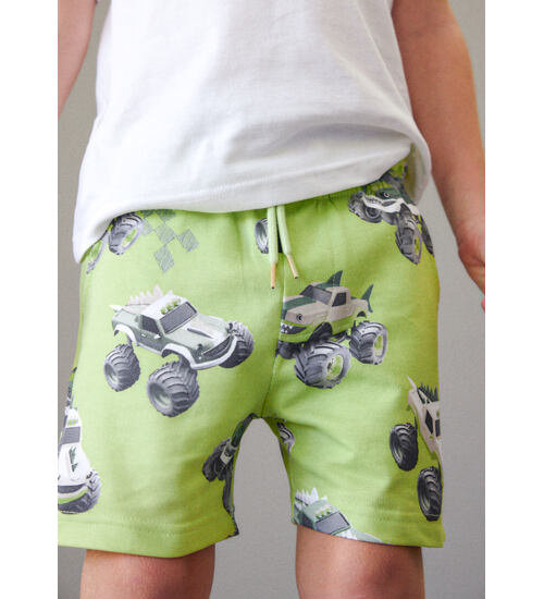 dětské triko a kraťasy v kompletu motiv monster truck Mayoral 3607-81