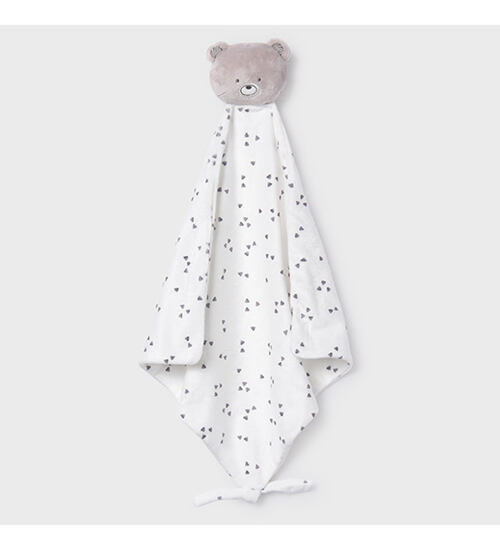 medvídek usínáček s muchlací dečkou a uzlem na dudlík Mayoral 9081-48
