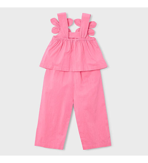 letní bavlněný komplet top a široké kalhoty Mayoral 3596-10