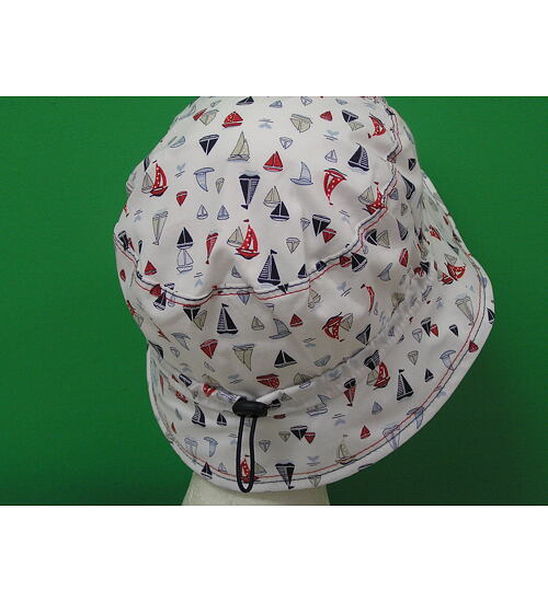 letní bavlněný klobouk se stažením pro obvod hlavy 48 až 52 viz.foto