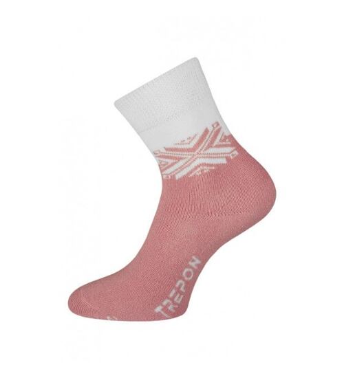 Trepon - teplé ponožky velikost 24-25 růžové