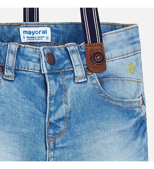 dětské kalhoty s kšandami Mayoral 3548