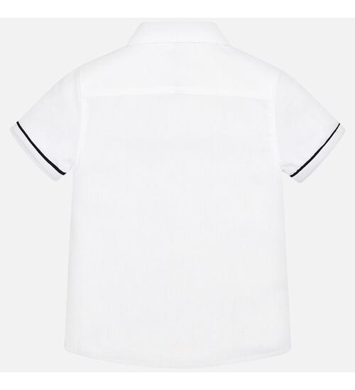 dětská bílá košile s krátkým rukávem Mayoral 3163-18