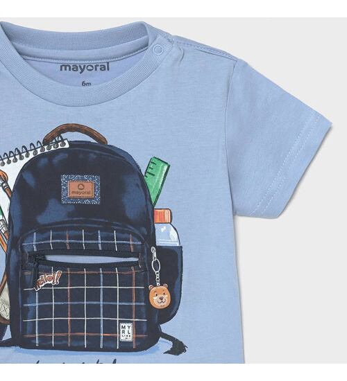 dětské tričko s batohem a kapsičkou na zip Mayoral 1011