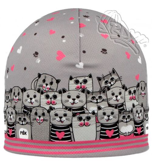 Radetex funkční čepice s kočičkami pro holčičky batolata