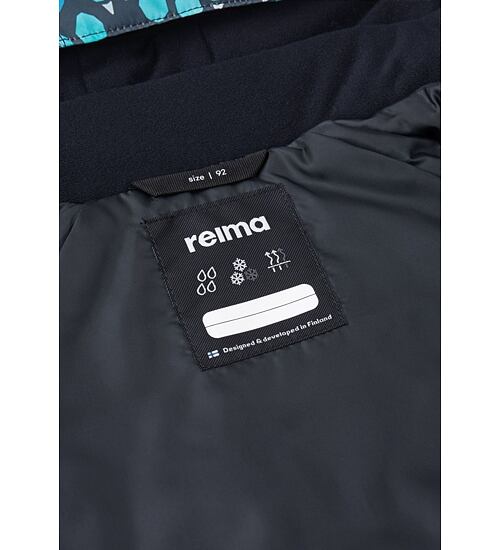 zimní dětská bunda s membránou Reima Ruis navy 511267A-6985