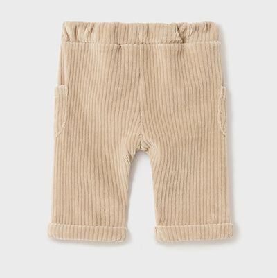 béžové kojenecké pohodlné kalhoty Mayoral 2506-60