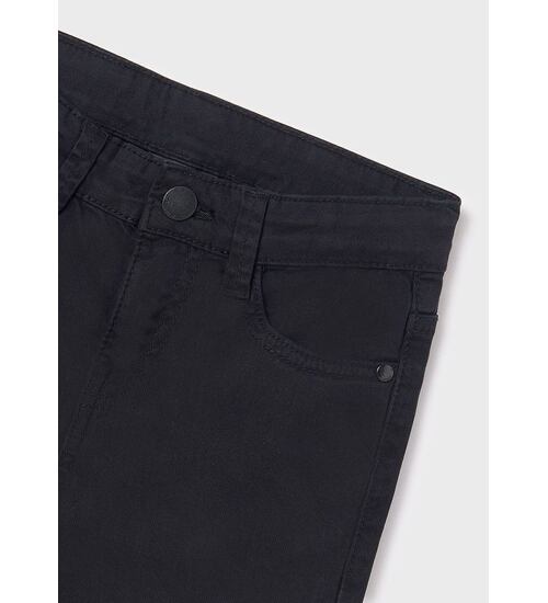 chlapecké černé pružné kalhoty slim fit Mayoral 582-23
