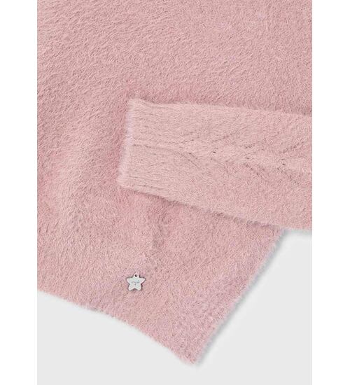 dětský svetr růžový pudrový Mayoral 4307-72