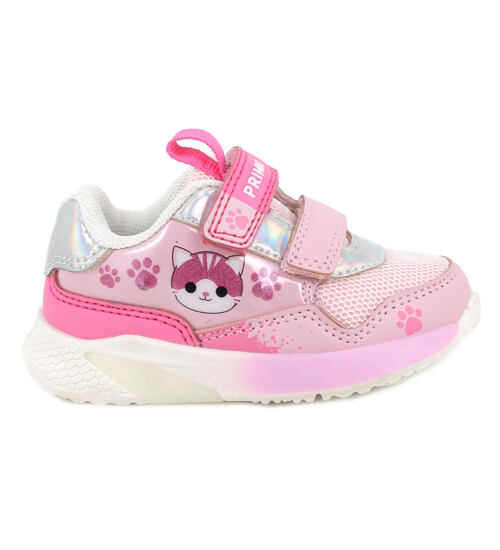 růžové blikací tenisky Primigi 