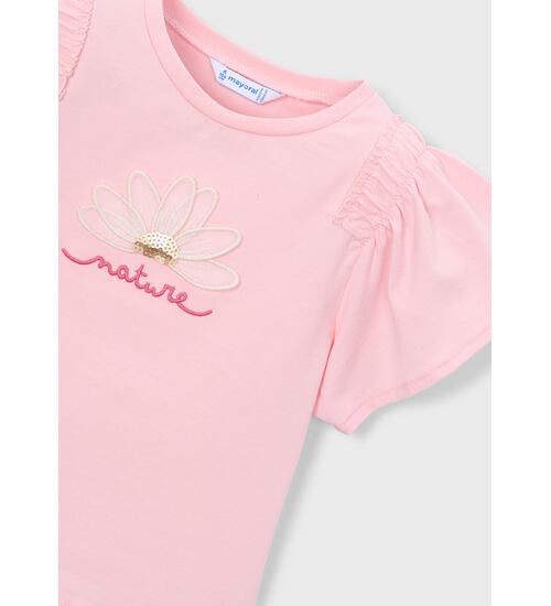 dětské tričko s kytičkou Mayoral 3004-64