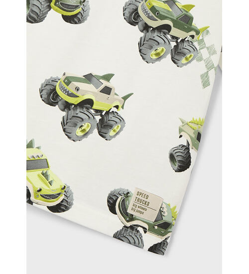 dětské tričko s obrázky monster trucků Mayoral 3068-67