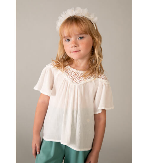 luxusní letní halenka dívčí Mayoral