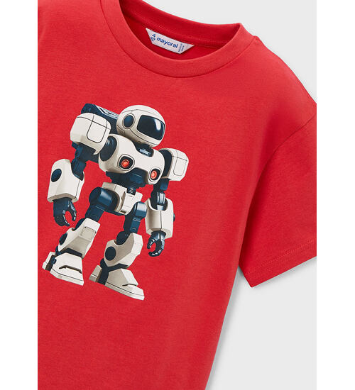 dětské tričko s robotem Mayoral 3066-43