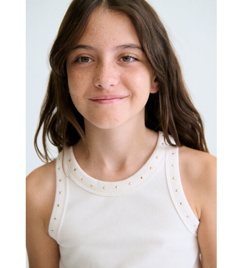 dívčí letní tílko zdobené kamínky Mayoral 6013-24