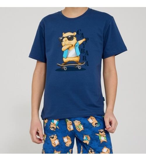 chlapecké pyžamo s kraťasy Cornette 790/128 Capybara 2