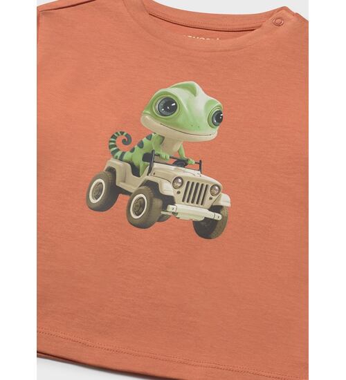 dětské bavlněné tričko s vtipným obrázkem Mayoral 1008-83