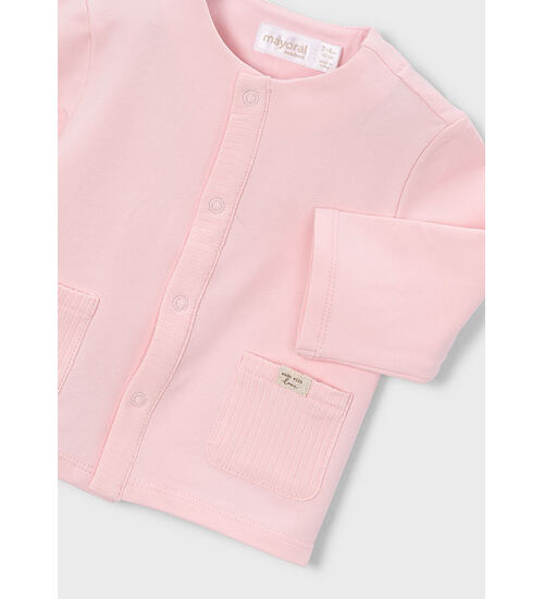 kojenecká mikina růžová Mayoral 1485-76