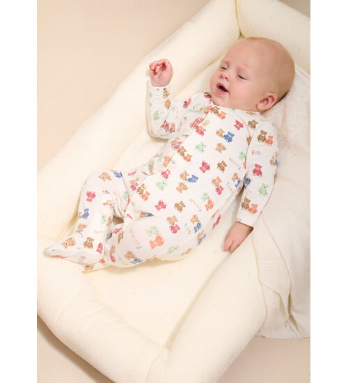 kojenecký overal s předním zapínáním