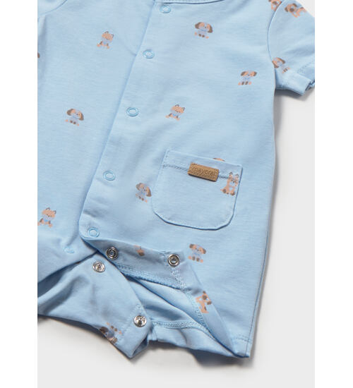 kojenecký letní overal s pejsky Mayoral 1717-12