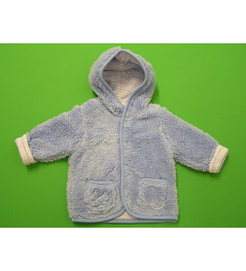 kojenecký kabátek s kapucí podšitý bavlnou