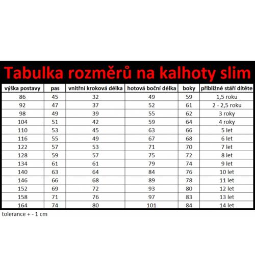 dětské kalhoty Fantom softshell slim velikost 152 a 158 černé
