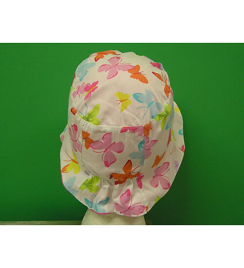 letní klobouk s UV filtrem oboustranný dívčí