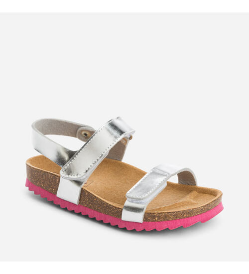 AKCE dívčí sandály stříbrné Mayoral 47793 velikost 36 až 38