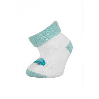 froté kojenecké ponožky velikost 9-12 a 13-15 modrá