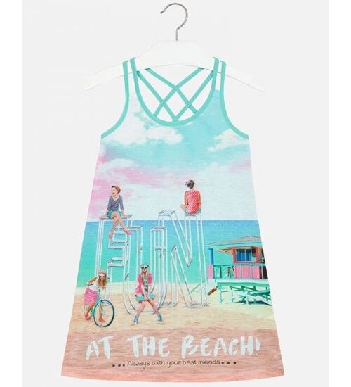 plážové dívčí šaty Mayoral