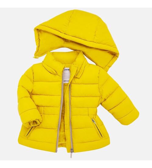 žlutý zimní kabátek Mayoral