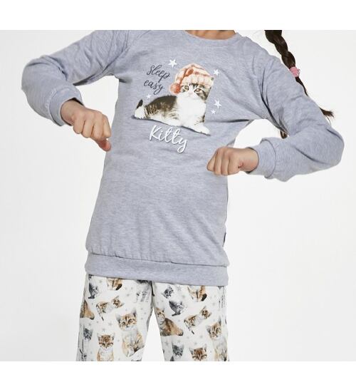 dívčí pyžamo s kočičkou Cornette 378/135 Kitty