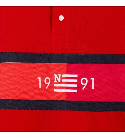 Mayoral chlapecké červené tričko polo 6145-65