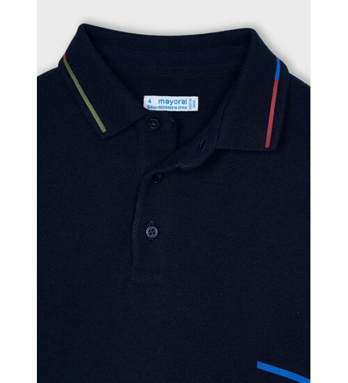 moderní dětské polo triko s nápisem Mayoral 4157