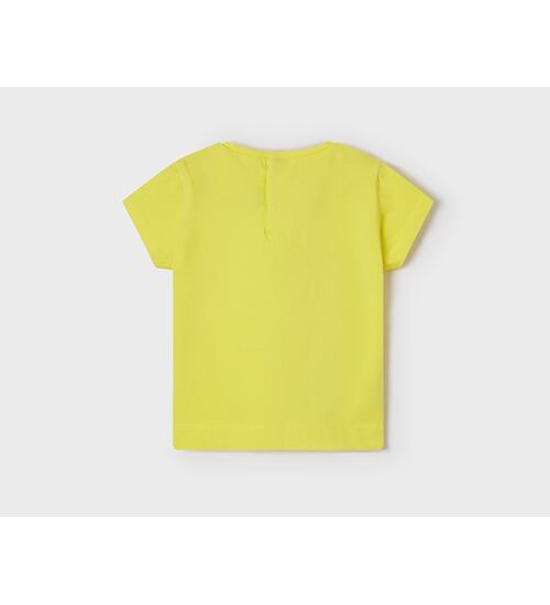 žluté letní triko pro batolata Mayoral 105-45