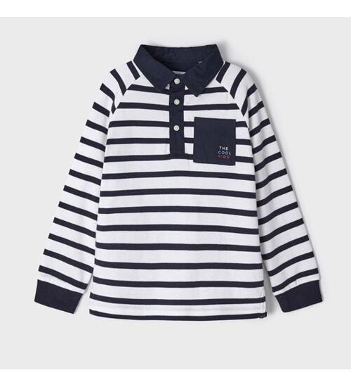 dětské pruhované polo tričko Mayoral 3112-69