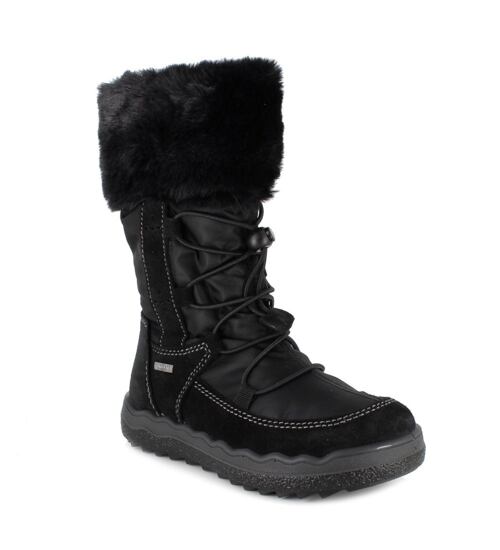 Primigi 2879744 Gore-tex černé dětské kozačky s kožíškem