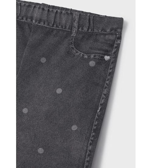 puntíkaté legíny v jeans designu Mayoral 4762-85