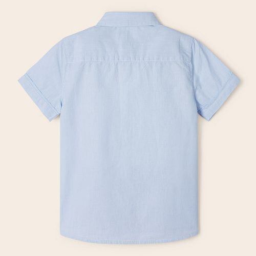 dětská košile modrá s kostičkou Mayoral 3159-82