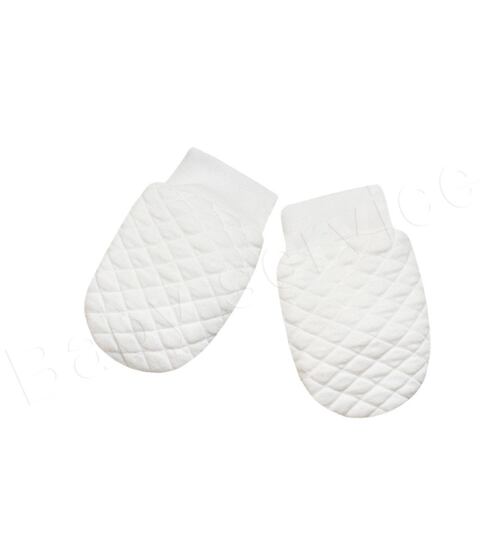 kojenecké bílé rukavičky mikrotermo
