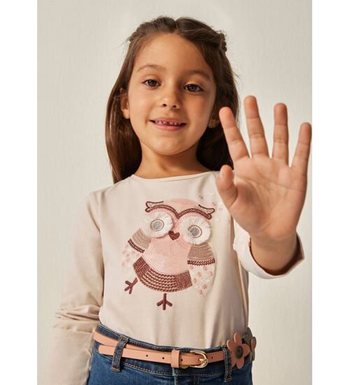 dětské tričko se sovičkou Mayoral 4008-80