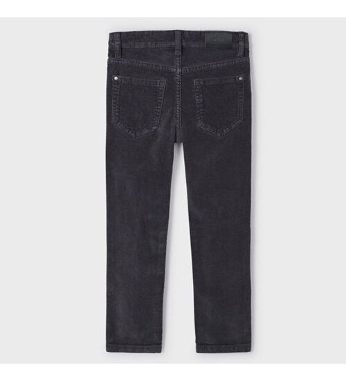 dětské manšestráky slim fit šedé Mayoral  537-21