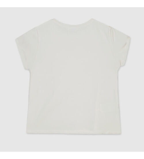 dívčí tričko zdobené štrasem Mayoral 854-84