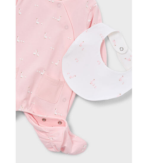 kojenecká souprava se slintáčkem a čepičkou Mayoral 1728-82