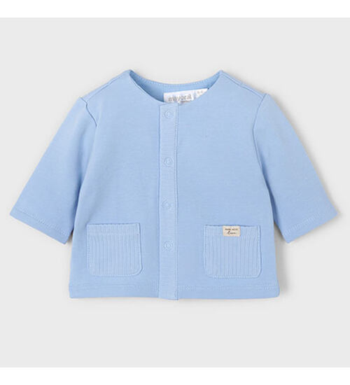 kojenecká mikina modrá Mayoral 1485-75