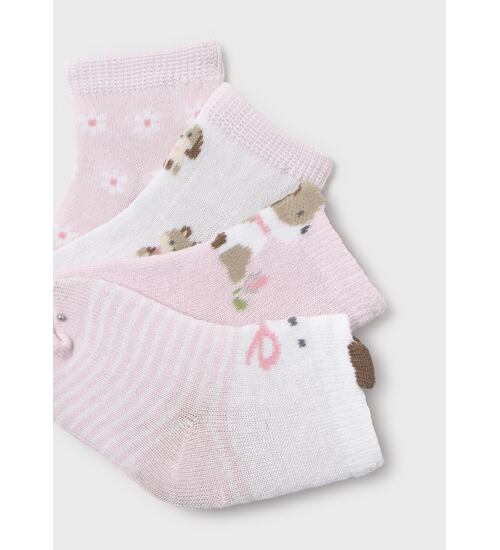 kojenecké ponožky s pejsky 4 páry Mayoral 9054-46