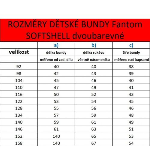 softshell bunda Fantom velikost 122 růžová